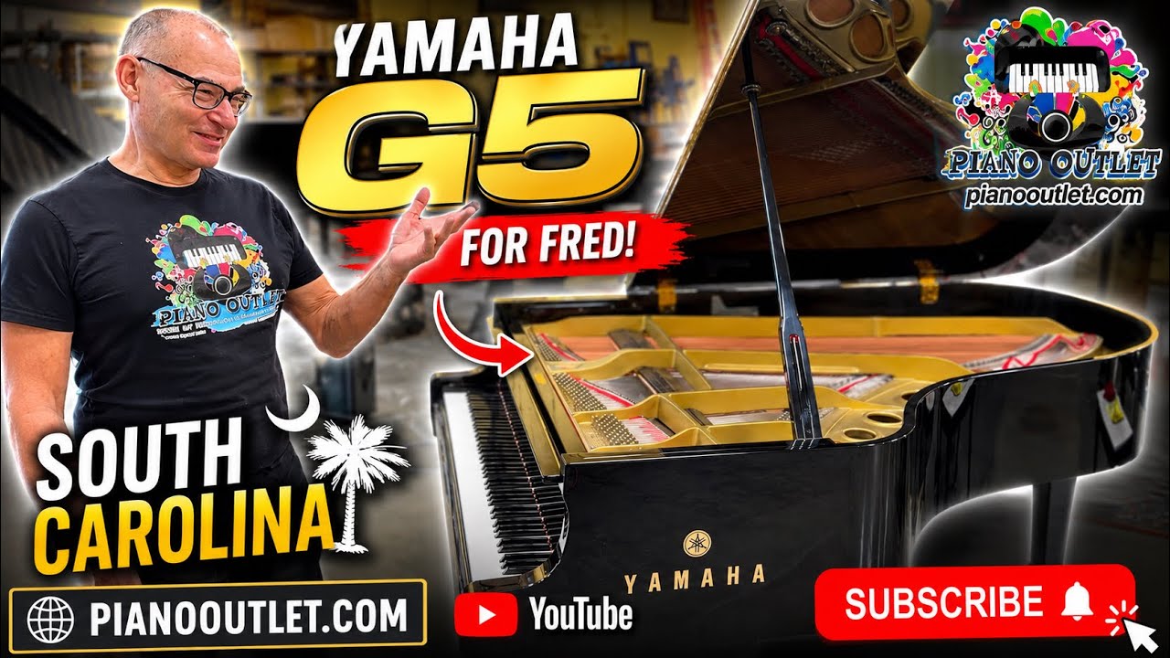 グランドピアニスト/Grand Pianist with YAMAHA PIANO OUTLET | Yamaha G5 Grand Piano for Fred in South Carolina