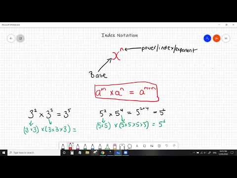 Index Notation and Multiplying with Indices