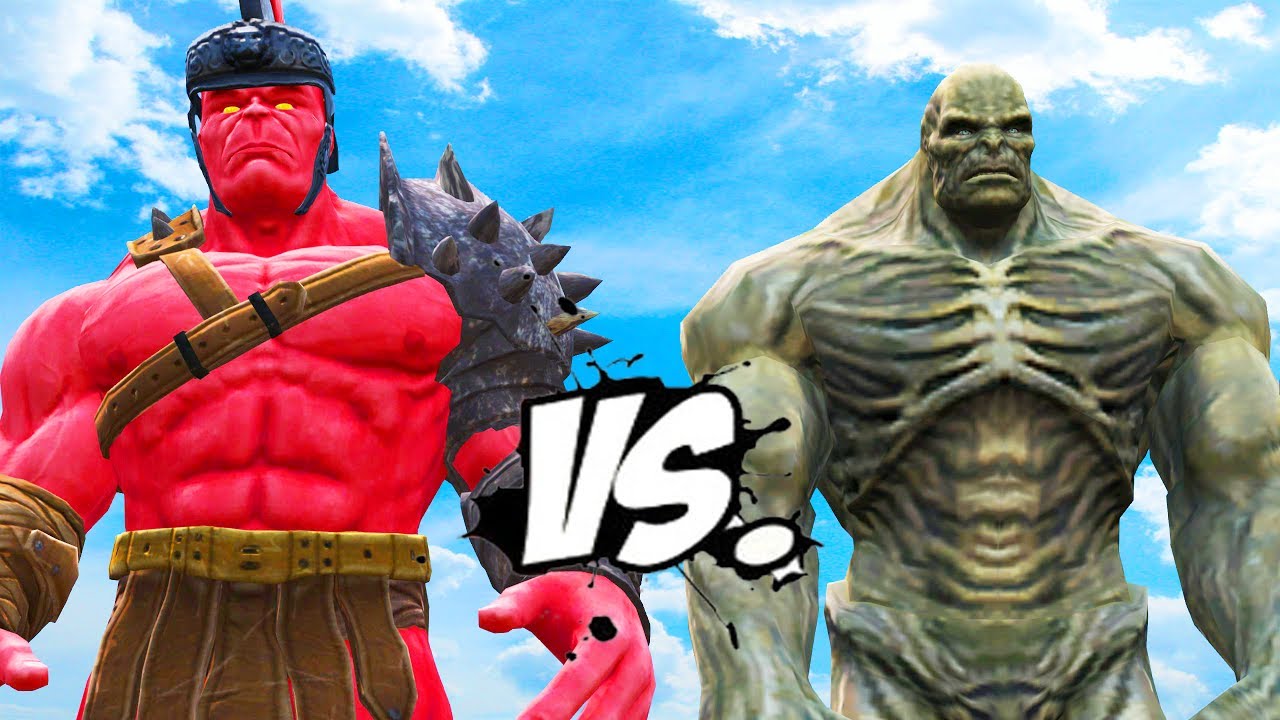 RED HULK VS ABOMINATION - EPIC SUPERHEROES WAR - YouTube
