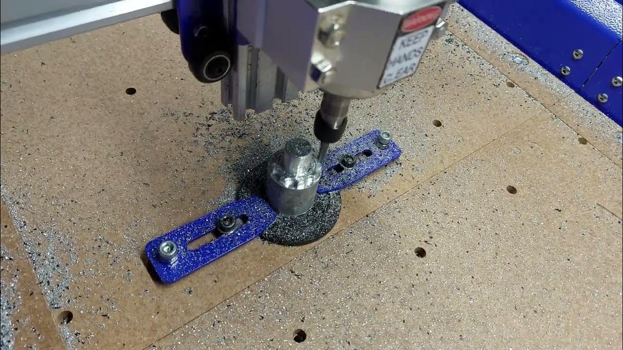 First Aluminium Chips on the Cron Craft CNC Router YouTube