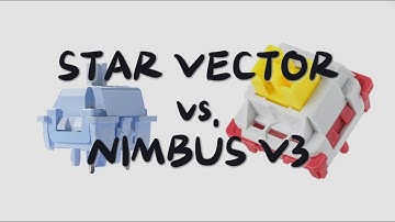 Star Vector vs. Nimbus V3 Switches | Sound Test | AULA F99 Pro