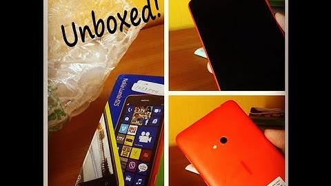 Unboxing - Nokia Lumia 625