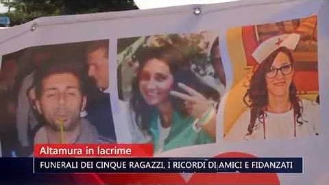 TG TELEAPPULA 211: ALTAMURA, FUNERALI DEI 5 RAGAZZ...