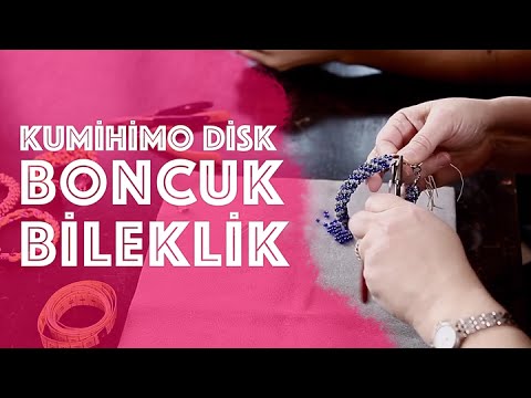 Kumihimo disk ile boncuk bileklik nasıl yapılır? - 10marifet