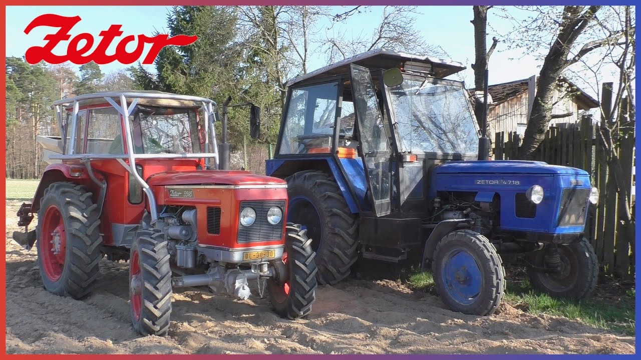 🥔Příprava a Sázení Brambor 2022 | Traktory Zetor 3545 a 4011 v akci!