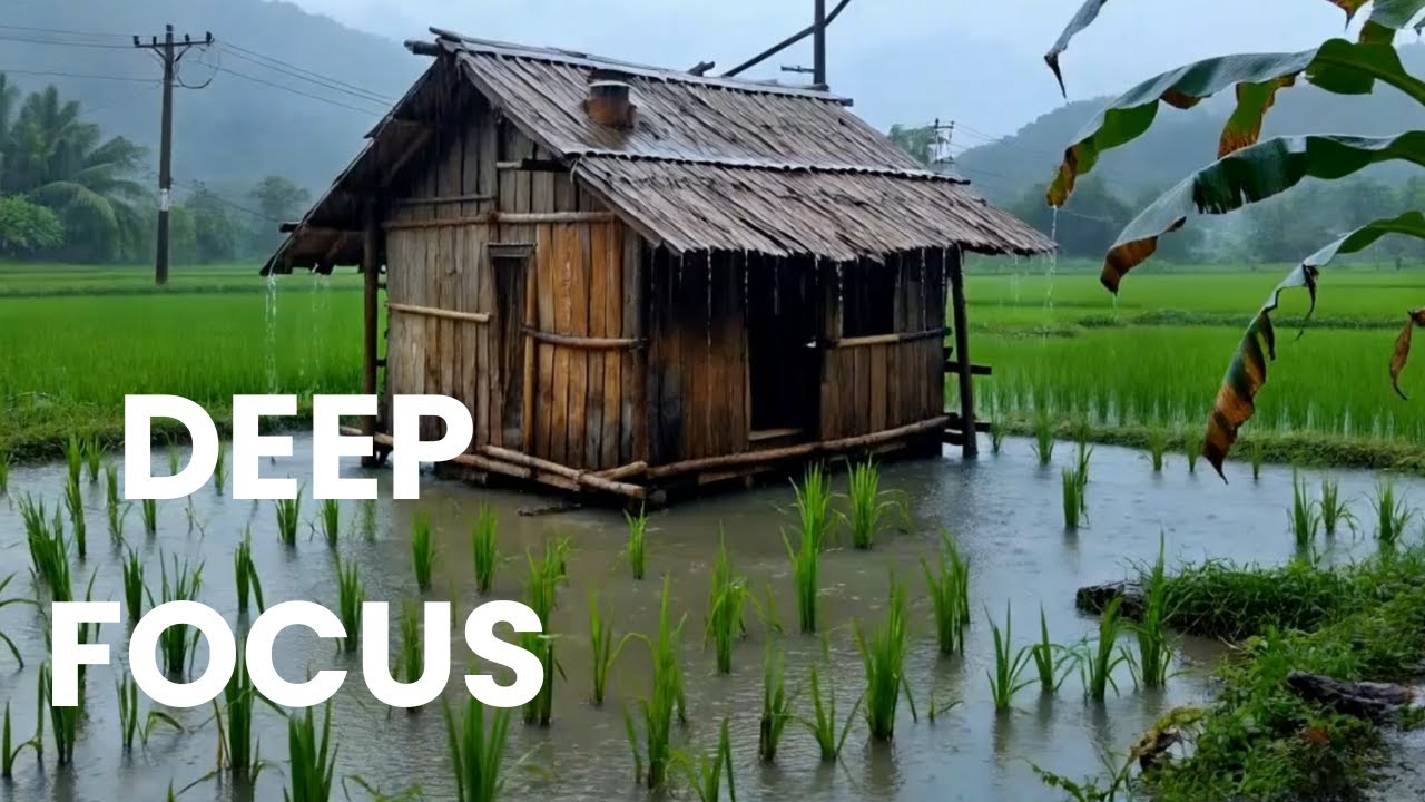 Soft Rain Piano for Study — Calm Focus