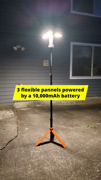 dark backyard? Lets fix that with this BRIGHT light!