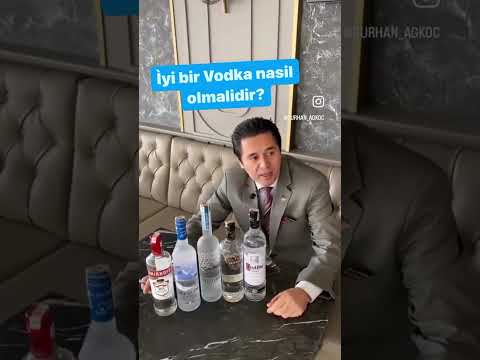 İyi bir vodka nasıl olmalıdır?