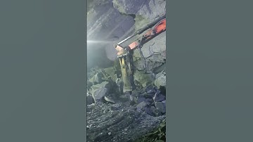 Rockbreaker Boom Systems Break Boulders At The Grizzly In Underground Mining