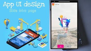 UI design #2 Slide intro page 2 in Sketchware