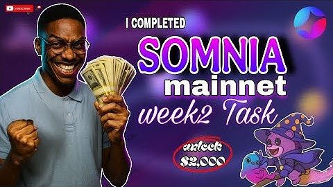 How To Complete Somnia Mainnet Week 2 Task || Unlock $SOMI Airdrop Rewards || Complete Video Guide