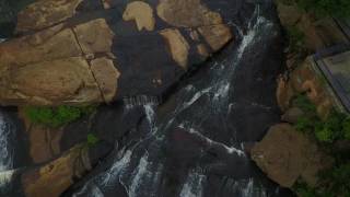 Drone Flight Over Falls Park Greenville, South Carolina