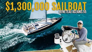 TOUR this $1.3 MILLION Dollar YACHT | Beneteau Oceanis 55