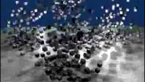 Huge Blender 3D collision simulation