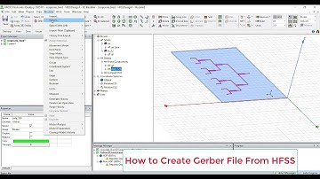 How to Export Gerber File From Ansys HFSS - PCB/Antenna Fabrication