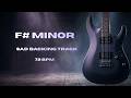 Sad Emotional Backing Track in F# Minor | 72 BPM