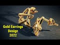 Canadian Gold Earrings Design 2022 | Latest Western Gold Earring Design