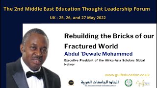 Rebuilding the Bricks of our Fractured World-Abdul Dewale Mohammed