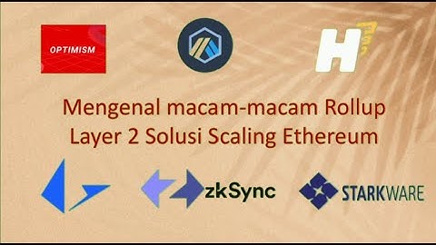 Introducing Layer 2 Rollups , Scaling solution for Ethereum Blockchain. (multi lingual subtitles)