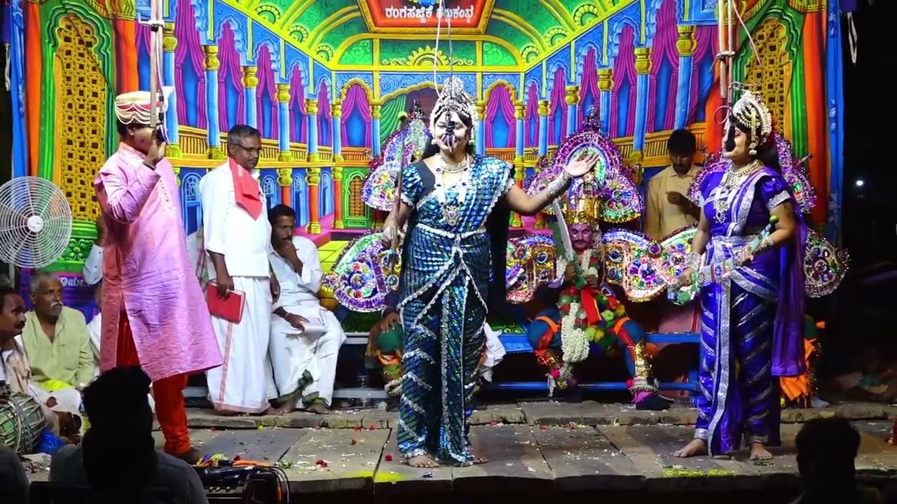 ಅರ್ಜುನ ಪ್ರಮೀಳಾ ವೈಟ್ ಸುಮಾ, ಪ್ರಮೀಳಾ ದರ್ಬಾರ್ ಕಲ್ಲುಕಂಬ #nataka