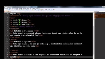 HTML 5 new elements nav, header, aside, footer [4]