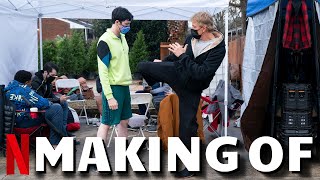Making Of COBRA KAI Season 4 - Best Of Behind The Scenes, Funny Cast Moments & Fight Rehearsals