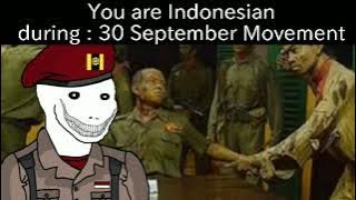 You are Indonesian during...