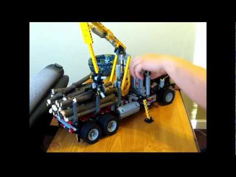 YouTube thumbnail: LEGO 9397 Logging Truck