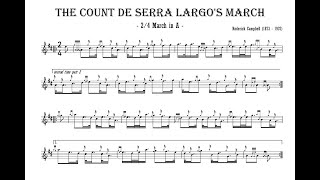 Roderick Campbell - 2/4 March in A Mixolydian, "The Count de Serra Largo" (69 BPM competition speed)