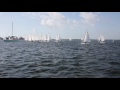 Race Start: 2016 ISSA High School Singlehanded Championship at SSBG Community Sailing Center