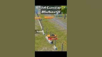 #short 😱1v4 Clutch by BSxAgentYT in DBZ Custom room😈