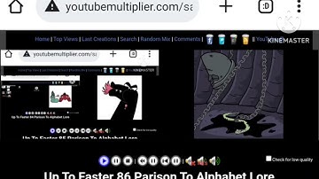Up To Faster 86 Parison To Alphabet Lore