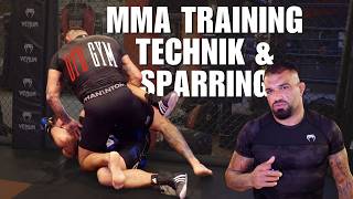 Mma Training Im Ufd Gym - Technik Sparring