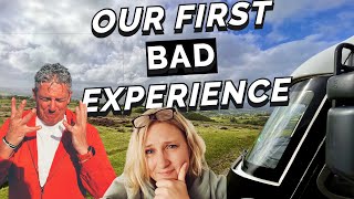 WE WERE INTIMIDATED BAD EXPERIENCE wildcamping in motorhome