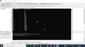 C++ Program to Convert Decimal to Binary from 1 to 20