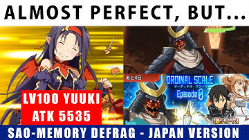 Almost Perfect, But... Sword Art Online Ordinal Scale Master+1 JP Version (SAO Memory Defrag)【メモデフ】