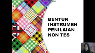 BENTUK INSTRUMEN PENILAIAN NON TES KELOMPOK 7