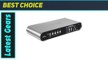 Best 4 PC 4 Monitor KVM Switch? Terived 4K 60Hz DP MST USB 3.0