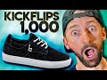 HOW MANY KICKFLIPS TO DESTROY BRAILLE SKATE SHOES?