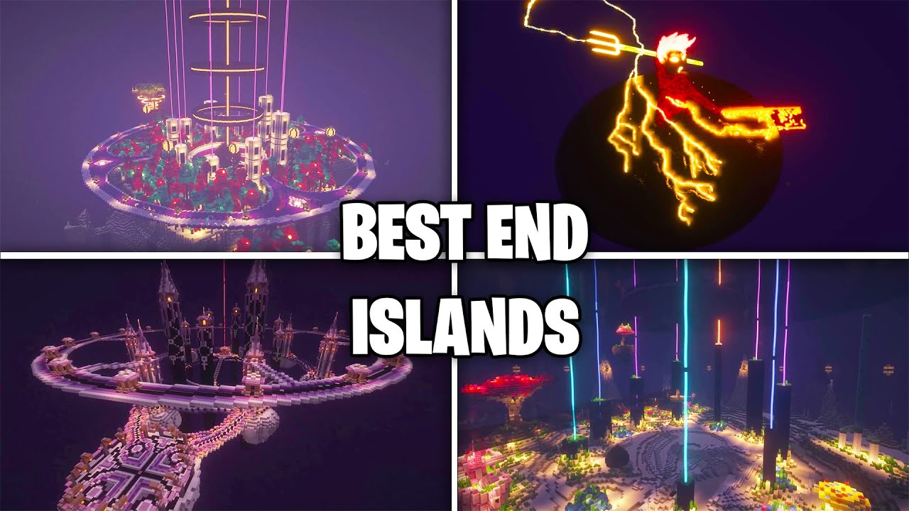 Massive Minecraft Build Turns An Enderman Into A Whole Island