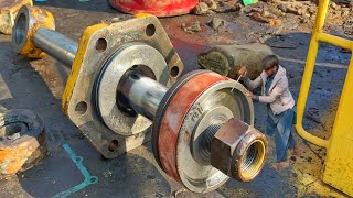 KOMATSU Bulldozer D155A Hydraulic Jack Seal’s Replacement & Clening Incredibile by Amazing Experts 2,736 views 5 months ago 27 minutes