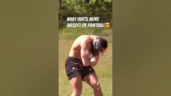 What hurts more Airsoft or paintball? 🤔 #airsoft