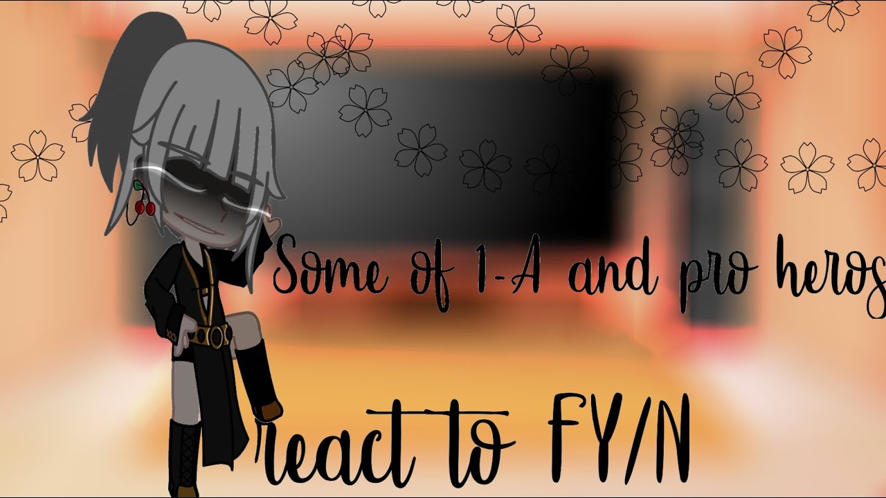 Some of 1-A and pro hero’s react to F!Y/N