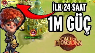 Call Of Dragonsda Hızlı Gelişim Noktaları İlk 24 Saatte 1M Güç Kasmak - Call Of Dragons
