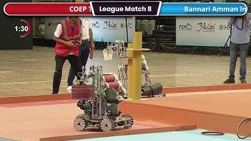 ABU Robocon India 2023: COEP Vs Bannari Amman Institute of Technology (Team ALPHA) (League Match)