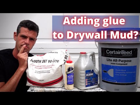 How and When to Add Glue to Joint Compound!