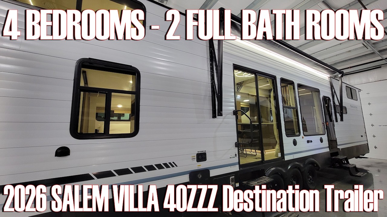 ゆ様 No.4 RV 4 BEDROOM 2026 Salem Villa 40ZZZ destination trailer by