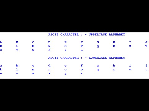 How To Generate Alphabet A To Z With Ascii Code In Python - Youtube