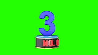 New 1 To 10 Green Screen Numbers No Copyright Download And Use In You Project