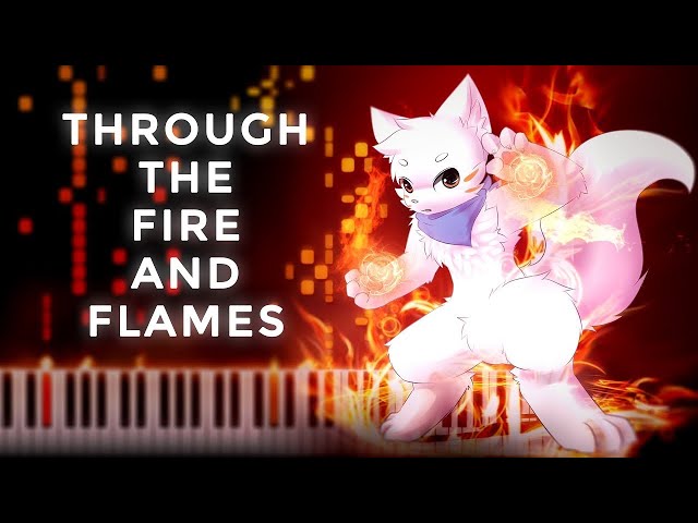 Through the Fire and Flames | DRAGONFORCE INSANE PIANO TUTORIAL class=
